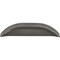 Jeffrey Alexander 3" / 96 mm Center-to-Center Brushed Pewter Elara Cabinet Pinch Pull 484-396BNBDL - alternate 6